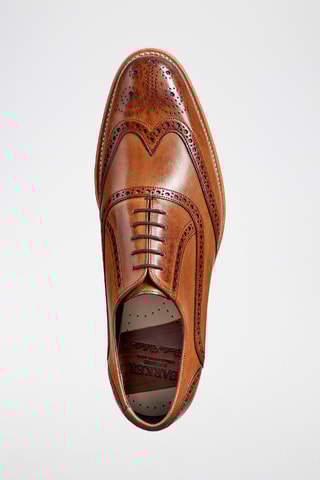 Oxford in pelle Valiant  - Marrone