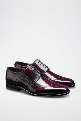 Derbys en cuir Matt 2  - Violet