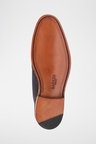 Oxford in pelle scamosciata Brando 2  - Blu