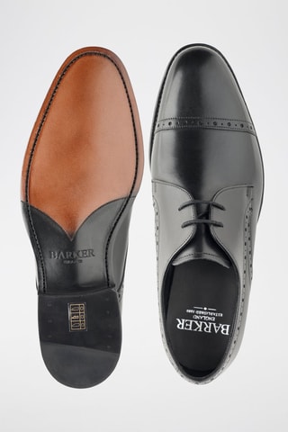 Stringate in pelle di vitello Ealing  - Nero