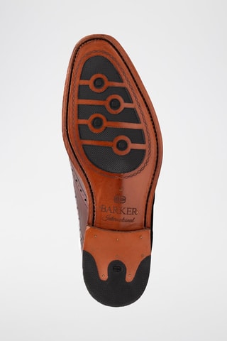 Oxford in pelle Liffey  - Rosso