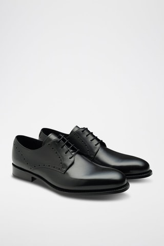 Stringate in pelle di vitello Buckhurst  - Nero