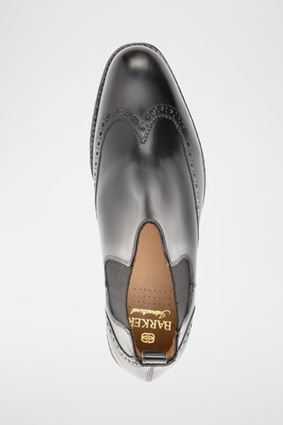 Stivaletti Beatles in pelle Mersey  - Nero