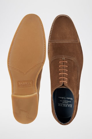 Oxford in pelle scamosciata Pullman  - Marrone