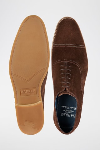 Oxford in pelle scamosciata Pullman  - Marrone