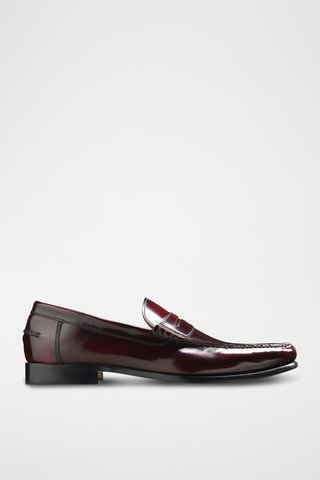 Mocassini in pelle verniciata Newington  - Rosso