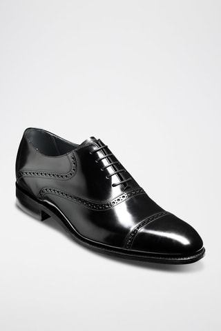 Oxford in pelle verniciata Wilton  - Nero