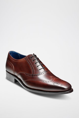 Oxford in pelle di vitello Johnny  - Marrone