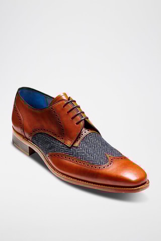 Oxford in pelle di vitello Jackson  - Nero e marrone