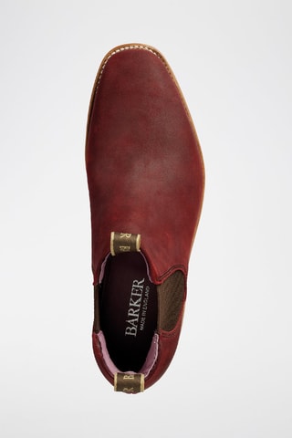 Stivaletti Beatles in pelle scamosciata Gina  - Rosso