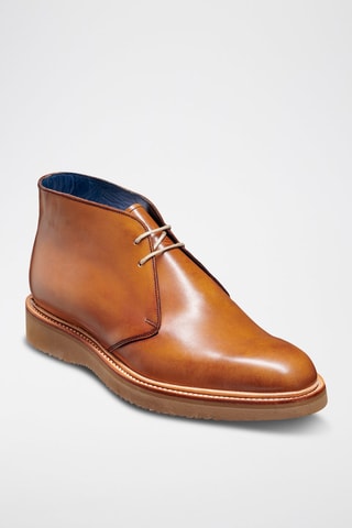 Stivaletti in pelle Ted  - Marrone