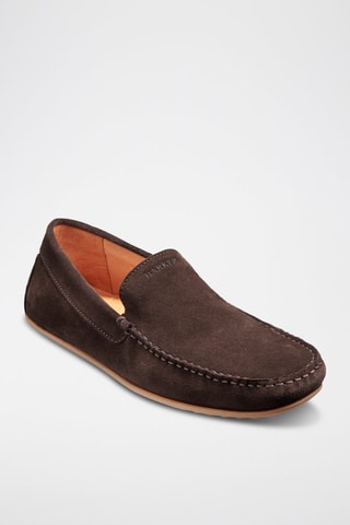 Mocassini in pelle scamosciata Stirling  - Marrone