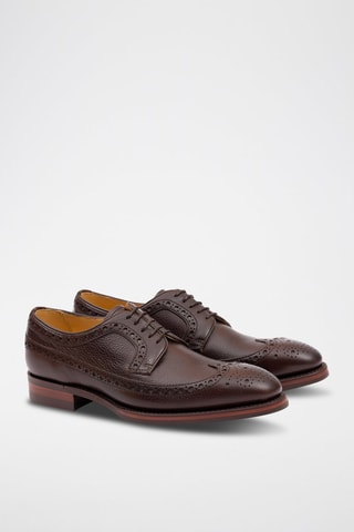 Derbys en cuir Calvay  - Marron