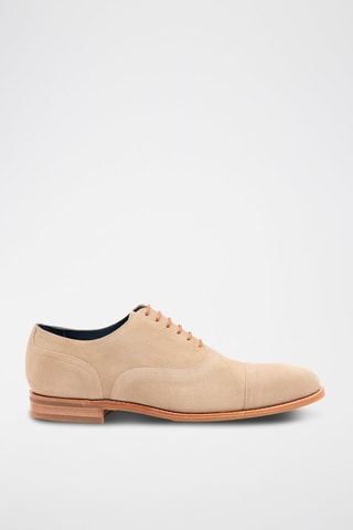 Oxford in pelle scamosciata Pullman  - Beige e marrone
