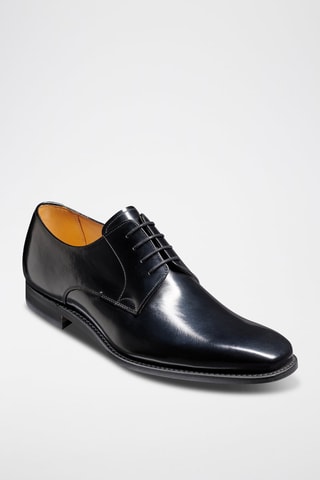 Stringate in pelle Lyle  - Nero