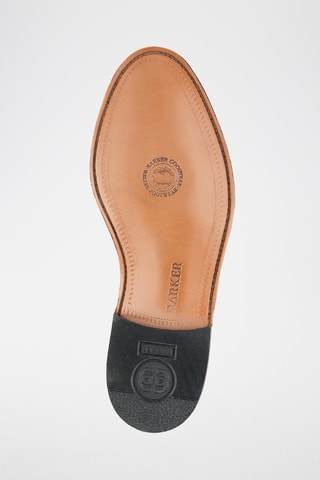 Slippers en cuir Clive  - Noir