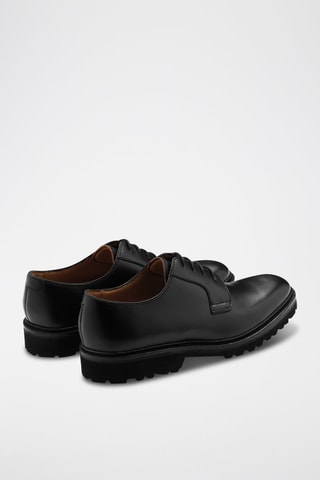 Stringate in pelle Truro  - Nero