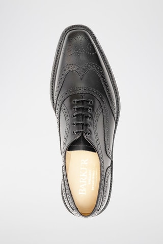 Oxford in pelle di vitello Sedburgh  - Nero