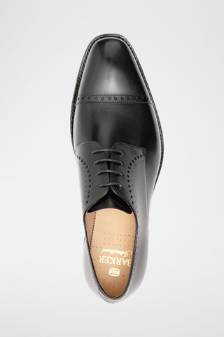 Stringate in pelle di vitello Noah  - Nero