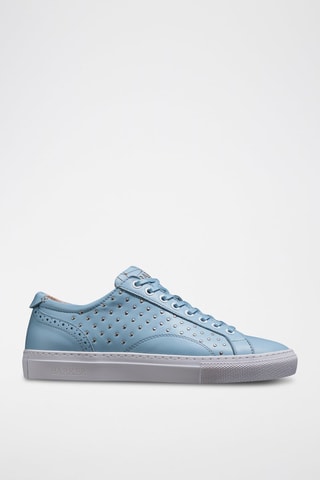 Sneakers in pelle Isla  - Blu e argentato