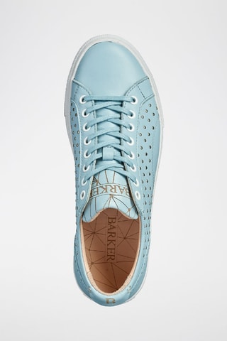 Sneakers in pelle Isla  - Blu e argentato