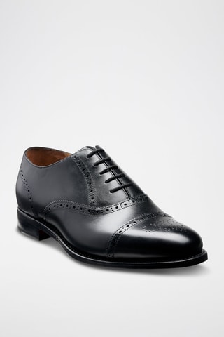 Oxford in pelle di vitello Gatwick  - Nero