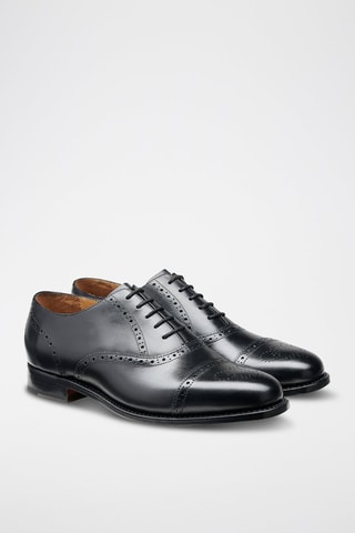 Oxford in pelle di vitello Gatwick  - Nero