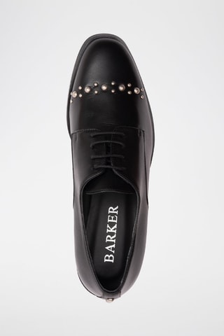 Oxford in pelle Vitello  - Nero