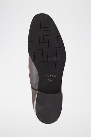 Oxford in pelle Vitello  - Nero