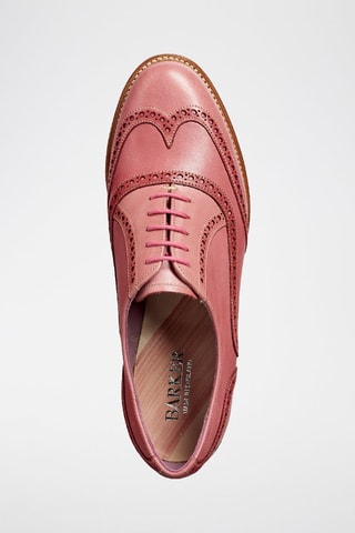 Oxford in pelle Santina  - Rosa