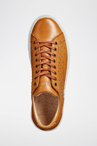 Sneakers in pelle Isla  - Marrone e argentato