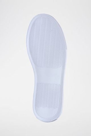 Sneakers in pelle Isla  - Marrone e argentato