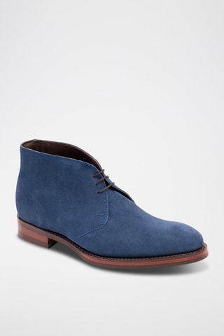 Stivaletti in pelle scamosciata Chukka  - Blu