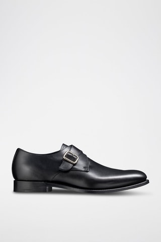 Derbys à boucle en cuir de veau Marble Arch  - Noir