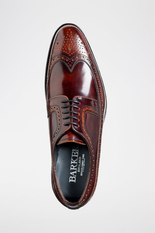 Oxford in pelle Woodbridge  - Rosso