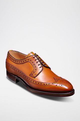 Stringate in pelle Calvay  - Marrone