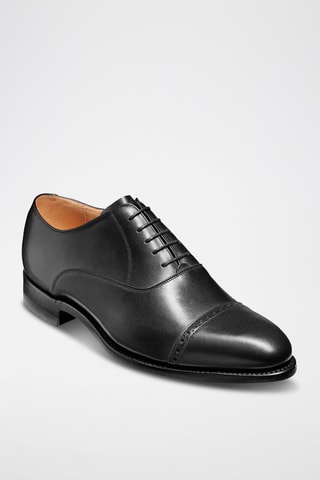 Oxford in pelle di vitello Burford  - Nero
