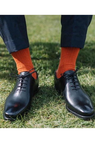 Oxford in pelle di vitello Armstrong  - Nero