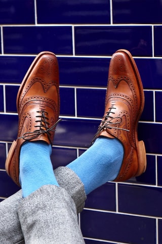 Oxford in pelle Mc Clean  - Marrone