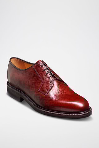 Derbys en cuir Nairn  - Rouge