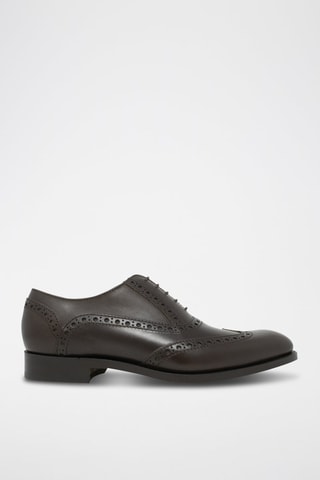 Oxford in pelle di vitello Grant  - Grigio
