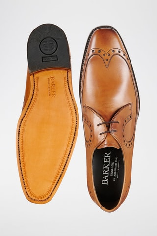 Derbys en cuir de veau Woody  - Marron
