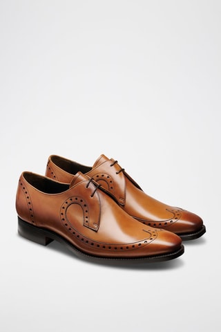 Derbys en cuir de veau Woody  - Marron
