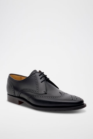 Stringate in pelle di vitello Bakewell  - Nero