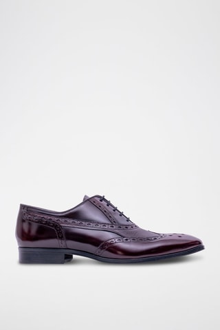 Oxford in pelle Bampton  - Rosso