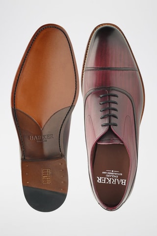 Oxford in pelle Chingford  - Rosso