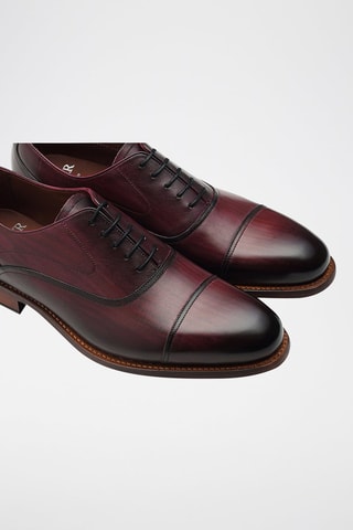 Oxford in pelle Chingford  - Rosso