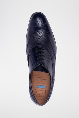 Stringate in pelle Livingston  - Blu