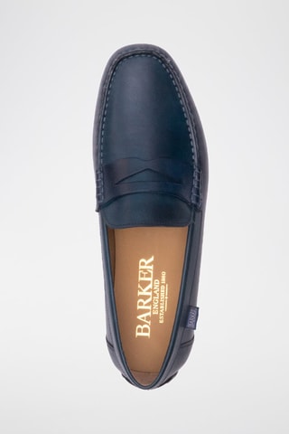 Mocassini in pelle Jamie  - Blu