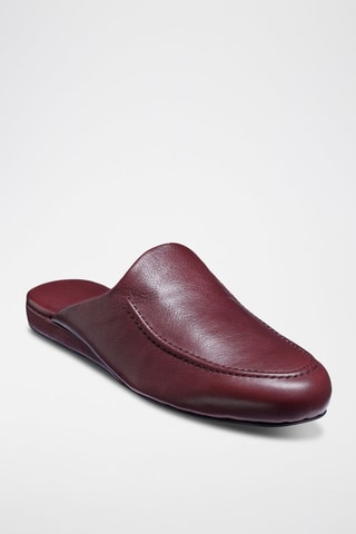 Ciabatte in pelle Birch  - Rosso